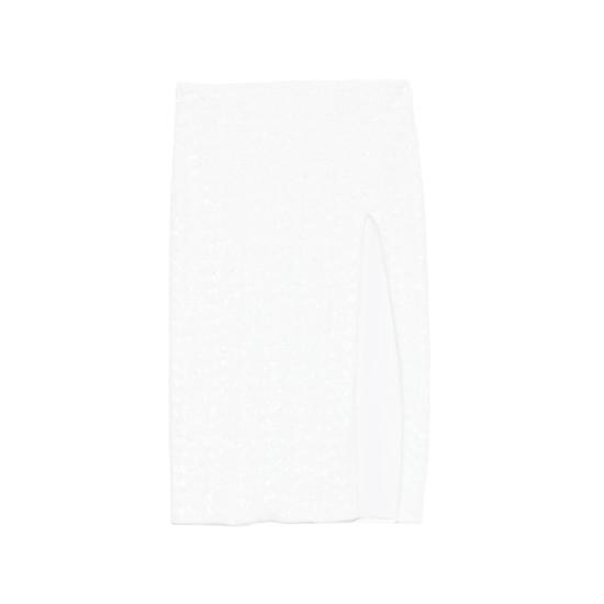 26SS 오세리 스커트 PSF235 SEQUINS PEARL WHITE