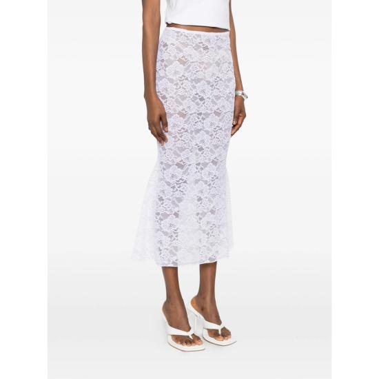 26SS 오세리 스커트 BFSF268 FULL LACE WHITE - OSÉREE