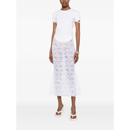 26SS 오세리 스커트 BFSF268 FULL LACE WHITE - OSÉREE