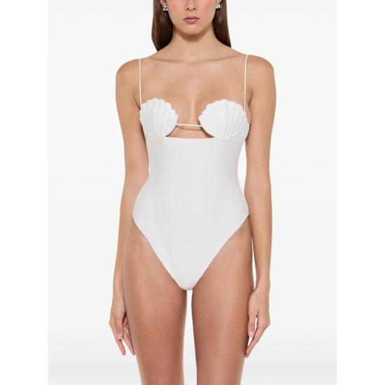 26SS 오세리 원피스 수영복 BGHF268 LYCRA PEARL WHITE - OSÉREE