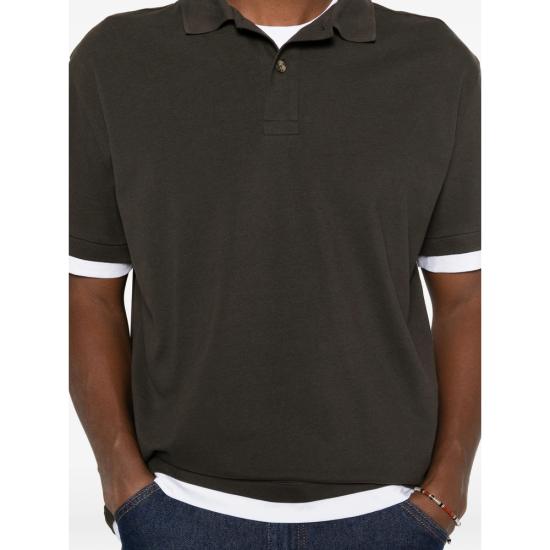 26SS 세븐포올맨카인드 폴로 티셔츠 7M8W0G76 DOUBLE 3E9 BROWN - 7 FOR ALL MANKIND