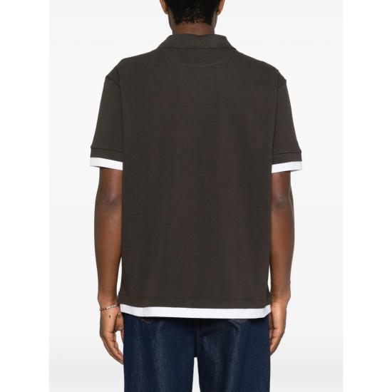 26SS 세븐포올맨카인드 폴로 티셔츠 7M8W0G76 DOUBLE 3E9 BROWN - 7 FOR ALL MANKIND