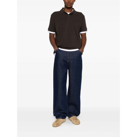 26SS 세븐포올맨카인드 폴로 티셔츠 7M8W0G76 DOUBLE 3E9 BROWN - 7 FOR ALL MANKIND