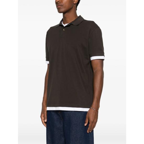 26SS 세븐포올맨카인드 폴로 티셔츠 7M8W0G76 DOUBLE 3E9 BROWN - 7 FOR ALL MANKIND