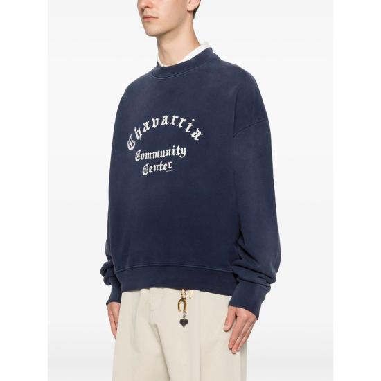 26SS 윌리 차바리아 스웨터 WCJSY0199 014 BLU BLUE - WILLY CHAVARRIA