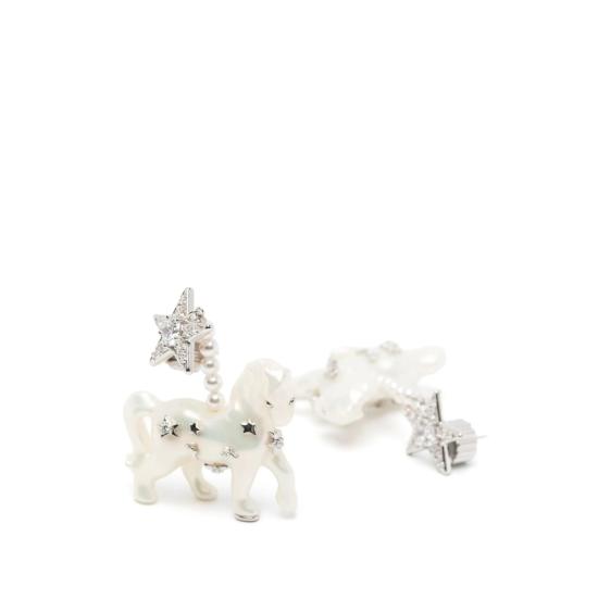 26SS 위민 이어링 26038WHT00DLR SILVER NEUTRALS - YVMIN