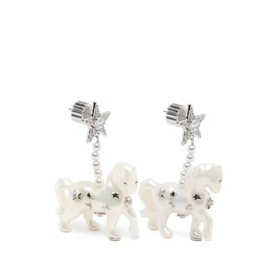 26SS 위민 이어링 26038WHT00DLR SILVER NEUTRALS - YVMIN