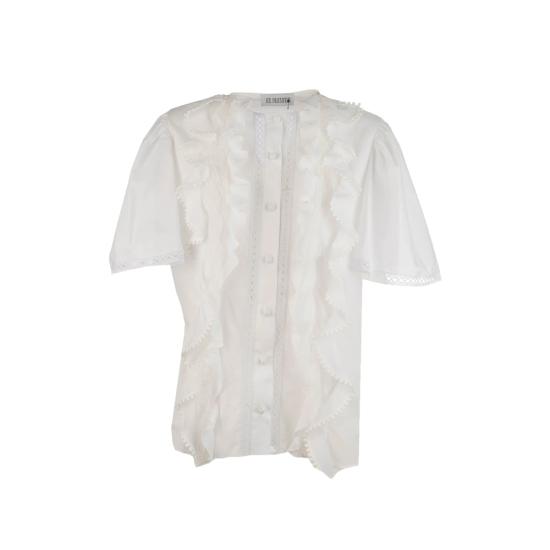 26SS 레 피유 드 에바 블라우스 09R30W9079 C000 1000 WHITE
