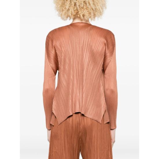 26SS 플리츠플리즈 자켓 PP66JO133 44 BROWN - PLEATS PLEASE