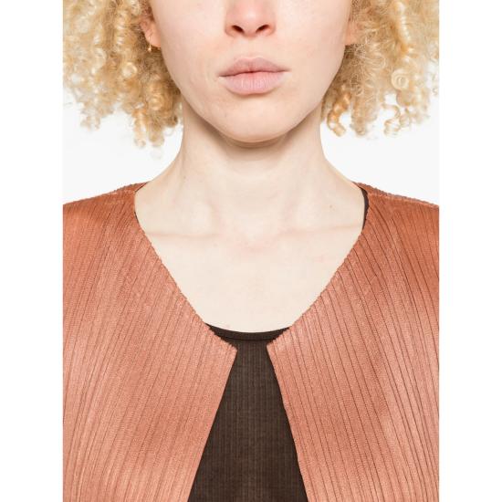 26SS 플리츠플리즈 자켓 PP66JO133 44 BROWN - PLEATS PLEASE