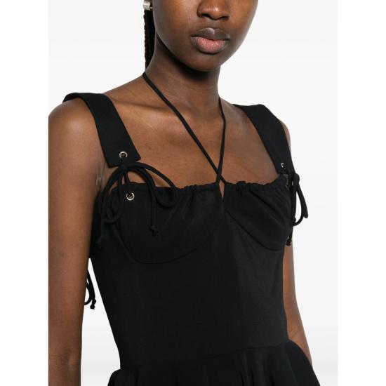 26SS 레 피유 드 에바 원피스 09R10W9013 AC00 9900 BLACK - LES FILLES D'EVA