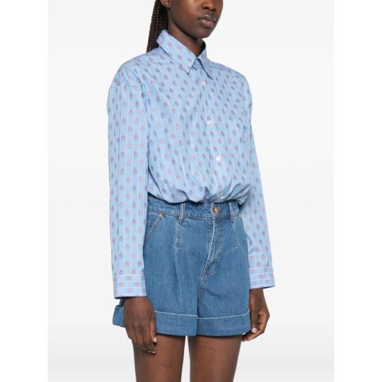 26SS 에트로 셔츠 99TJ5F1 WRIA0106 S9880 BLUE - ETRO