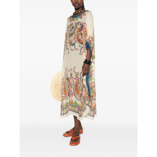 26SS 에트로 원피스 AKF17 WRPA0035 X0800 NEUTRALS - ETRO