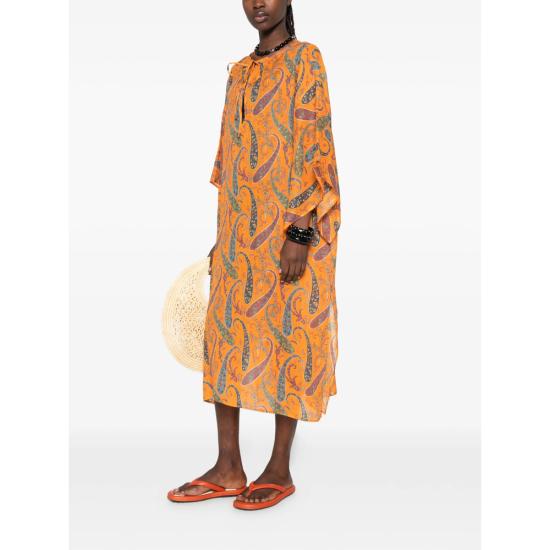 26SS 에트로 원피스 AKF14 WRPA0011 X0851 ORANGE - ETRO