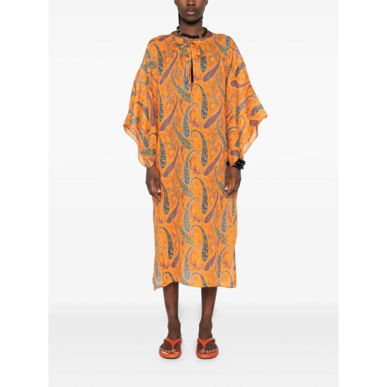 26SS 에트로 원피스 AKF14 WRPA0011 X0851 ORANGE - ETRO