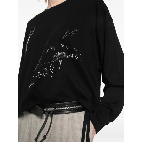 26SS 앤 드뮐미스터 탑 B0013926 FA637 099 BLACK - ANN DEMEULEMEESTER