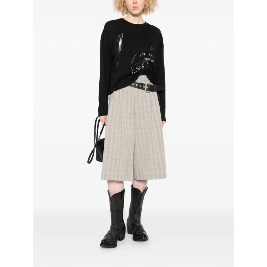 26SS 앤 드뮐미스터 탑 B0013926 FA637 099 BLACK - ANN DEMEULEMEESTER