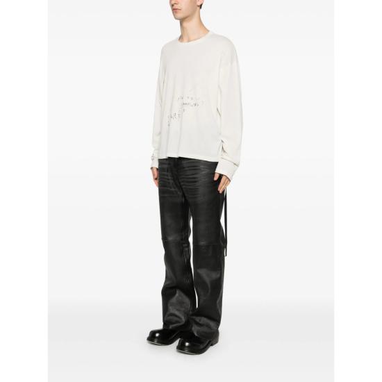 26SS 앤 드뮐미스터 긴팔 티셔츠 B0013917 FA637 003 NEUTRALS - ANN DEMEULEMEESTER