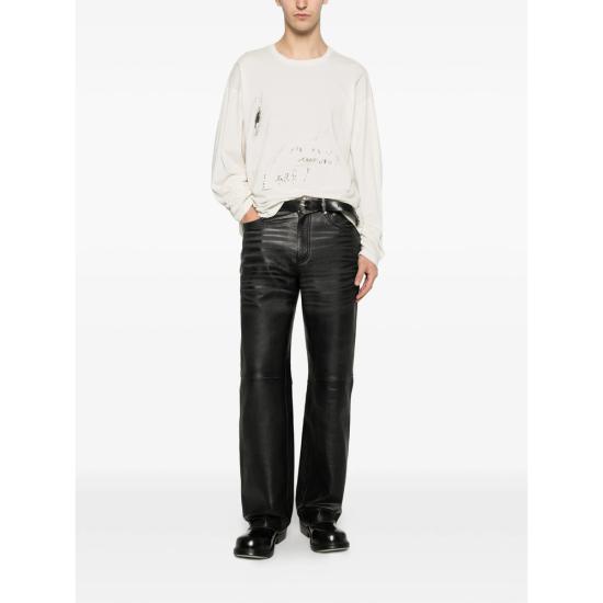 26SS 앤 드뮐미스터 긴팔 티셔츠 B0013917 FA637 003 NEUTRALS - ANN DEMEULEMEESTER