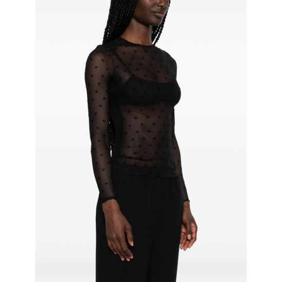 26SS 마린세르 탑 WTS006A JER0107 BK99 BLACK - MARINE SERRE