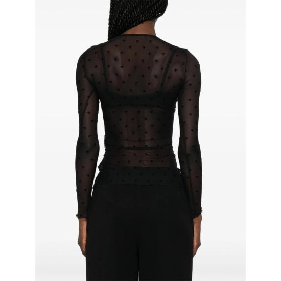 26SS 마린세르 탑 WTS006A JER0107 BK99 BLACK - MARINE SERRE