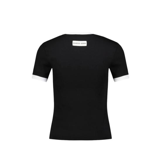 26SS 마린세르 반팔 티셔츠 UTT014A CJER0008 BK96 BLACK - MARINE SERRE