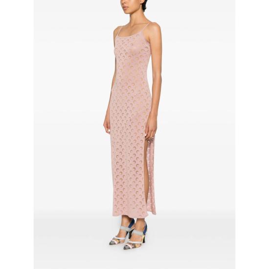 26SS 마린세르 원피스 WDR460A CKNI0545 PK00 PINK GOLD - MARINE SERRE