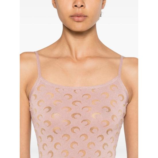 26SS 마린세르 원피스 WDR460A CKNI0545 PK00 PINK GOLD - MARINE SERRE