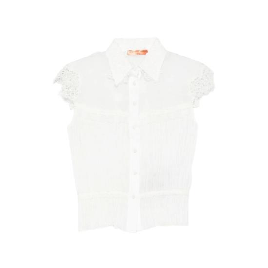 26SS 에르마노 설비노 블라우스 D484K303EKQ 10602 WHITE