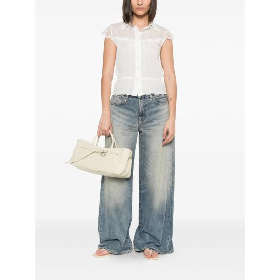 26SS 에르마노 설비노 블라우스 D484K303EKQ 10602 WHITE - ERMANNO SCERVINO