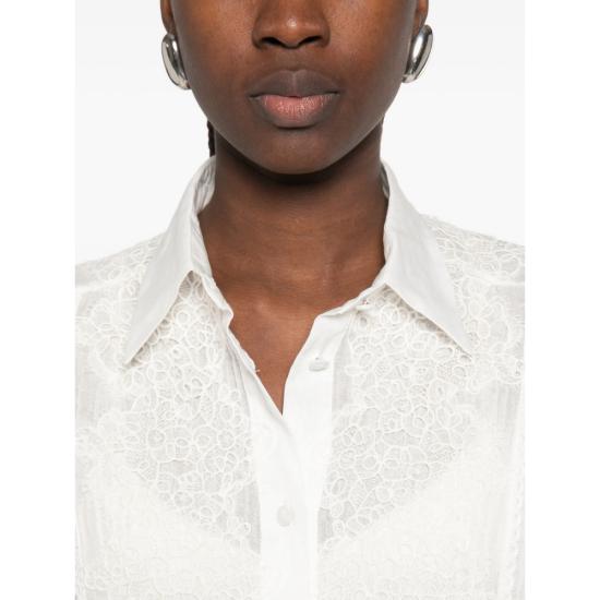 26SS 에르마노 설비노 셔츠 D484K302EKQ 10602 WHITE - ERMANNO SCERVINO