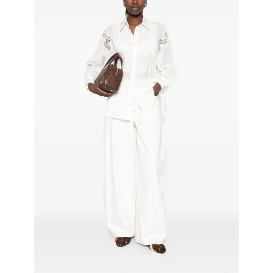 26SS 에르마노 설비노 셔츠 D484K302EKQ 10602 WHITE - ERMANNO SCERVINO