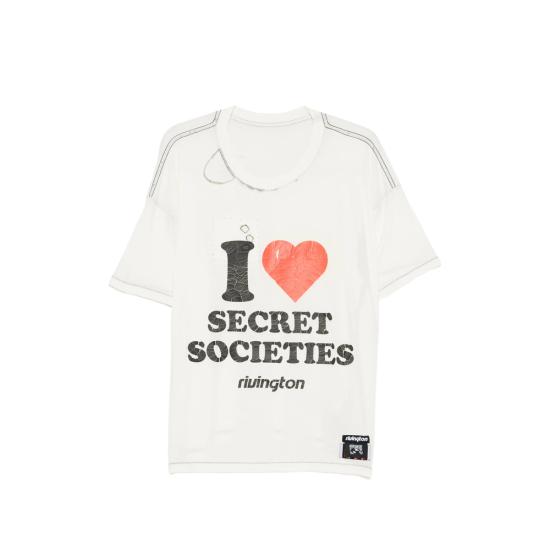 26SS 리빙톤 르아 레비스 123 반팔 티셔츠 STSS SS92 MXWH WHITE