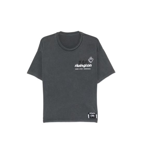 26SS 리빙톤 르아 레비스 123 반팔 티셔츠 MUSO SS00 BLCK GREY