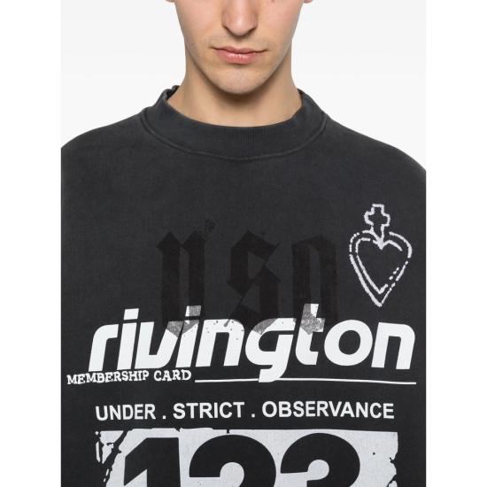 26SS 리빙톤 르아 레비스 123 스웨터 MUSO CN00 BLCK BLACK WHITE - RIVINGTON ROI REBIS 123