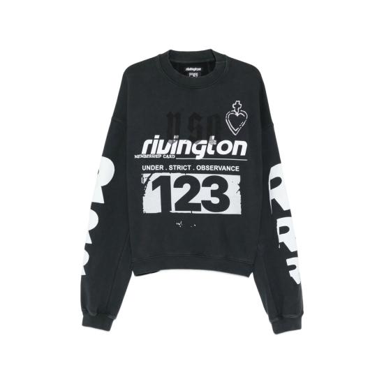 26SS 리빙톤 르아 레비스 123 스웨터 MUSO CN00 BLCK BLACK WHITE