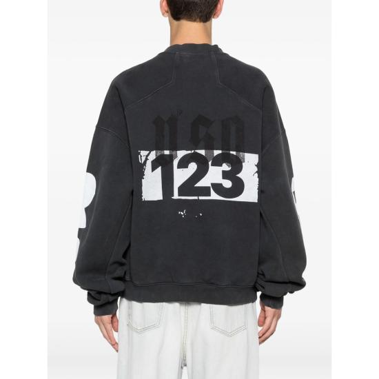 26SS 리빙톤 르아 레비스 123 스웨터 MUSO CN00 BLCK BLACK WHITE - RIVINGTON ROI REBIS 123