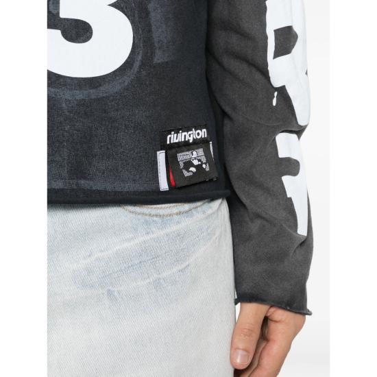 26SS 리빙톤 르아 레비스 123 긴팔 티셔츠 LEFT LS05 VBLK GREY WHITE - RIVINGTON ROI REBIS 123