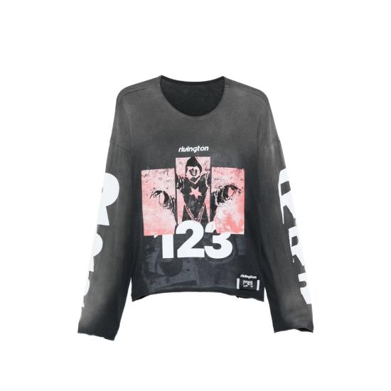 26SS 리빙톤 르아 레비스 123 긴팔 티셔츠 LEFT LS05 VBLK GREY WHITE