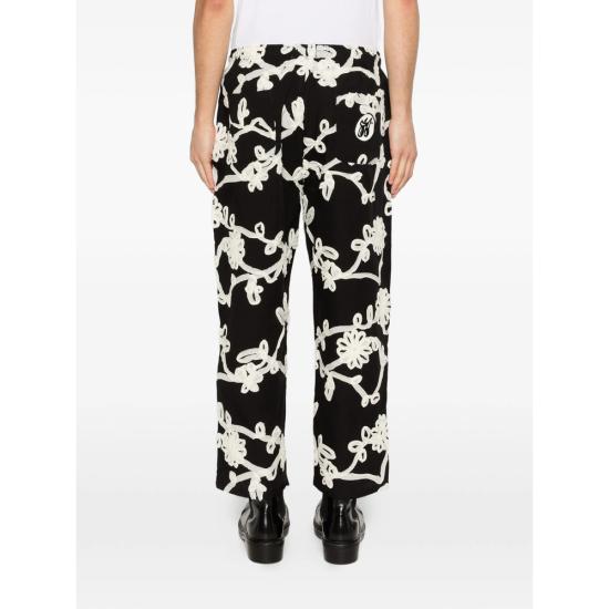 26SS 오너 더 기프트 스트레이트 팬츠 HTG260126 BLACK BLACK WHITE - HONOR THE GIFT