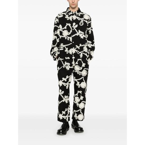 26SS 오너 더 기프트 스트레이트 팬츠 HTG260126 BLACK BLACK WHITE - HONOR THE GIFT