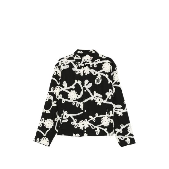 26SS 오너 더 기프트 긴팔 셔츠 HTG260147 BLACK BLACK WHITE