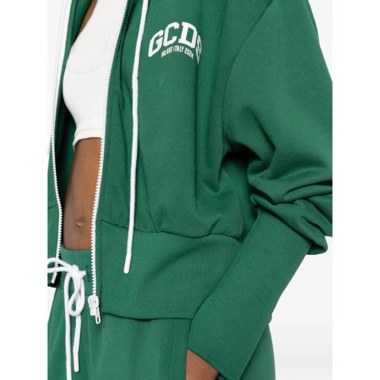 26SS 지씨디에스 후드 티셔츠 C1WEQE122F004 GREWH GREEN - GCDS