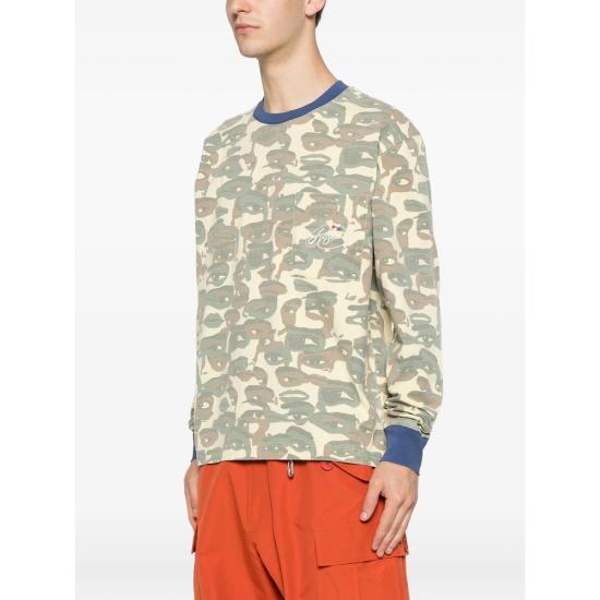 26SS 키드슈퍼 긴팔 티셔츠 TEE 02 HEAWA NEUTRALS GREEN - KIDSUPER