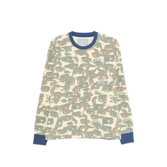 26SS 키드슈퍼 긴팔 티셔츠 TEE 02 HEAWA NEUTRALS GREEN