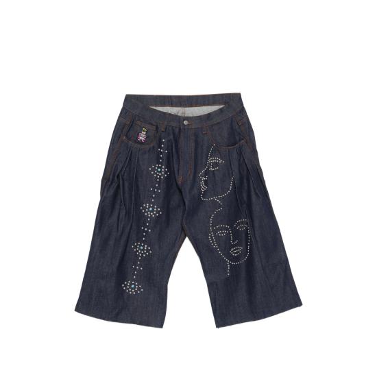 26SS 키드슈퍼 데님 숏팬츠 SHRT 11 RAWDE BLUE