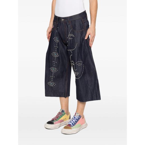 26SS 키드슈퍼 데님 숏팬츠 SHRT 11 RAWDE BLUE - KIDSUPER