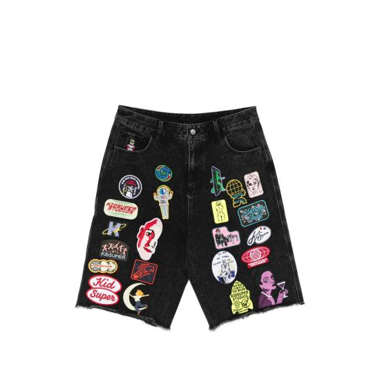 26SS 키드슈퍼 데님 숏팬츠 SHRT 02 BLACK