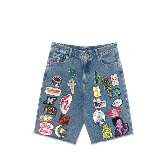 26SS 키드슈퍼 데님 숏팬츠 SHRT 01 DKBLU BLUE