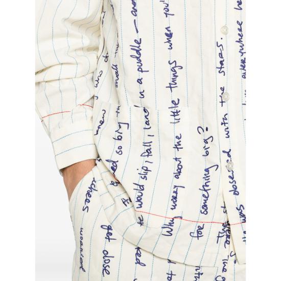 26SS 키드슈퍼 긴팔 셔츠 SUT 09 WHITE NEUTRALS BLUE - KIDSUPER